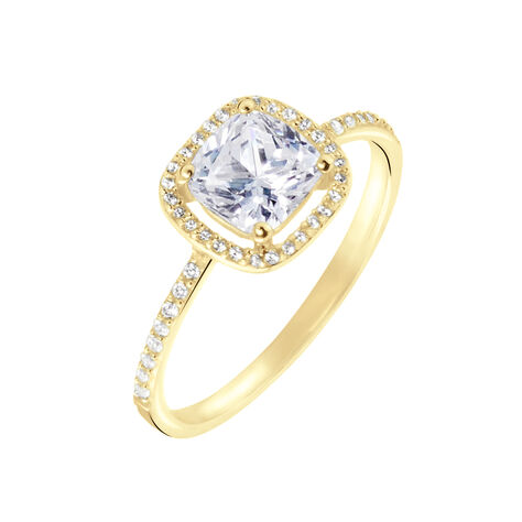 Anello Solitario Claire Oro Giallo Cubic Zirconia - Anelli con Pietre Donna | Stroili