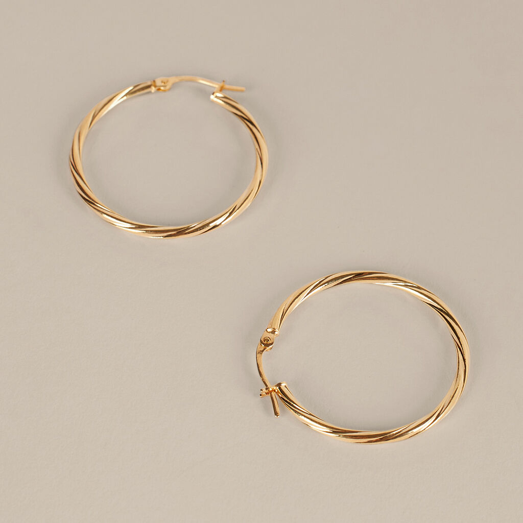 Orecchini A Cerchio Toujours Oro Giallo
