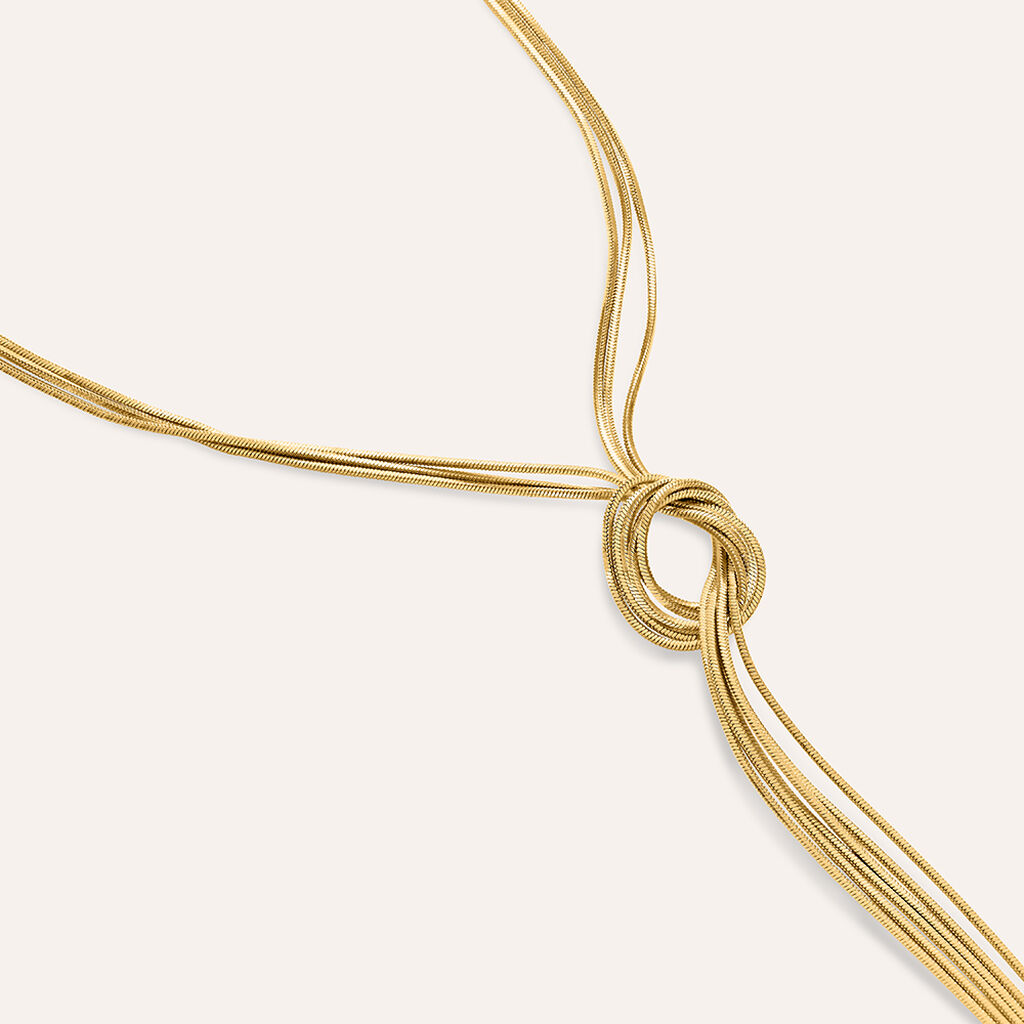 Collana Lady Code Acciaio Giallo - Collane Donna | Stroili