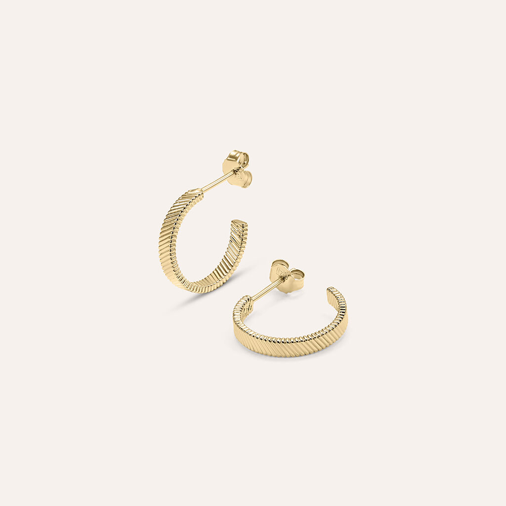 Orecchini A Cerchio Golden Dream Placcato Oro Giallo