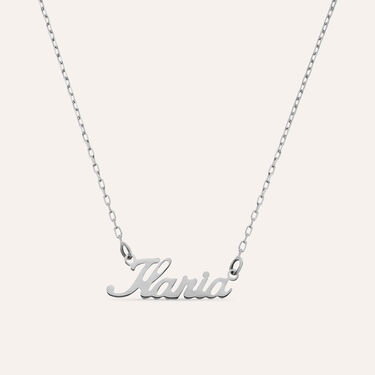 Collana Ilaria Gold Names Oro Bianco