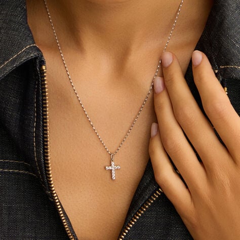 Pendente Love Beats Argento Rodiato Cubic Zirconia - Ciondoli Donna | Stroili
