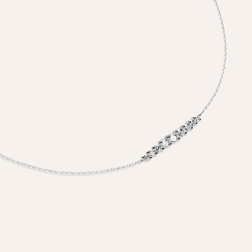 Bracciale Claire Oro Bianco Cubic Zirconia - Bracciali Amicizia Donna | Stroili