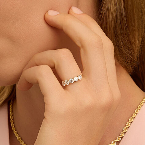 Anello Riviere Claire Oro Giallo Cubic Zirconia - Anelli Riviere Donna | Stroili