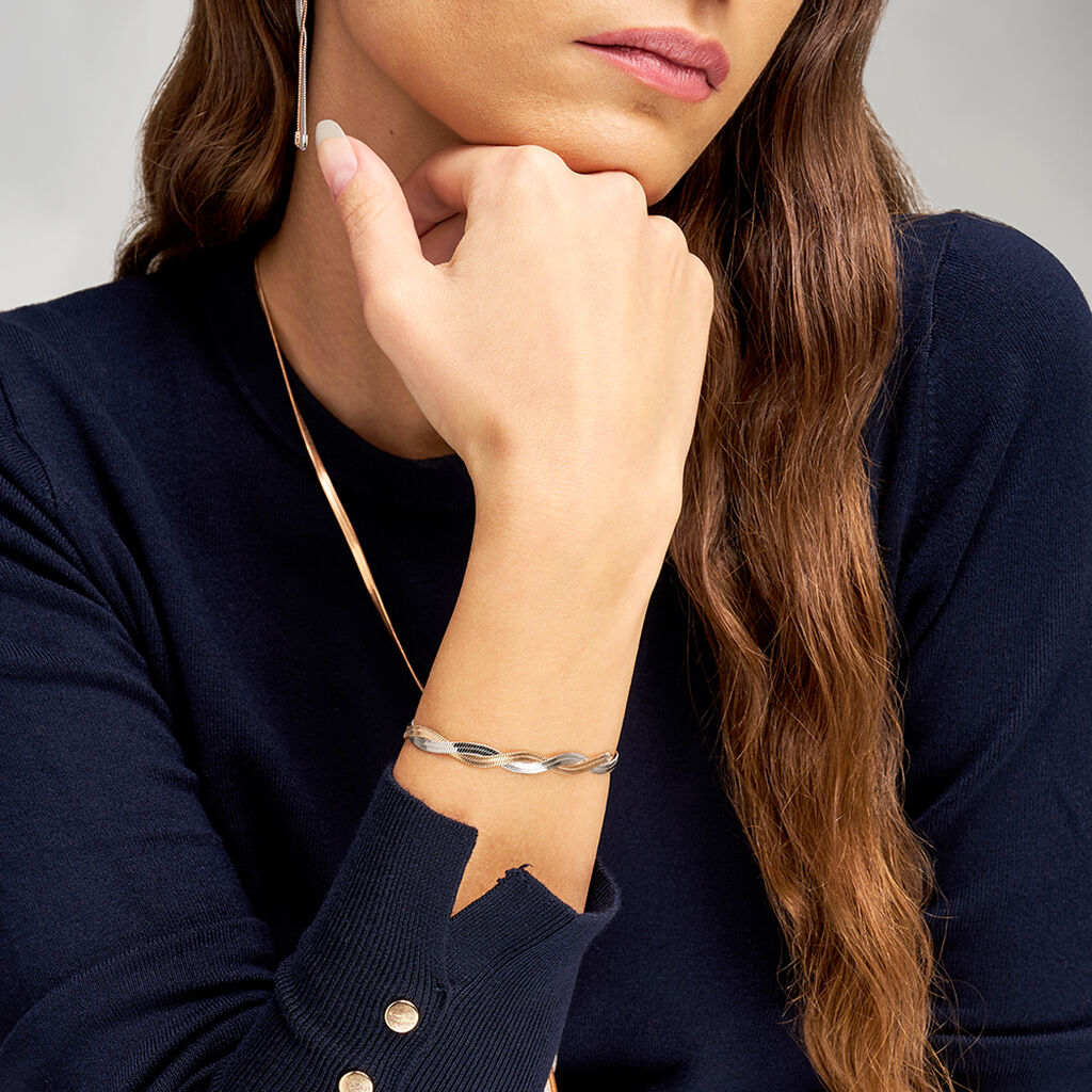 Bracciale Sunrise Acciaio Bicolore