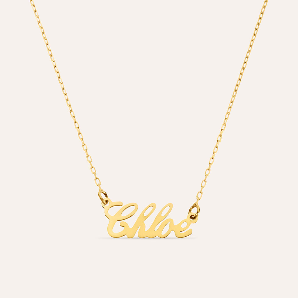 Collana Chloe Gold Names Oro Giallo