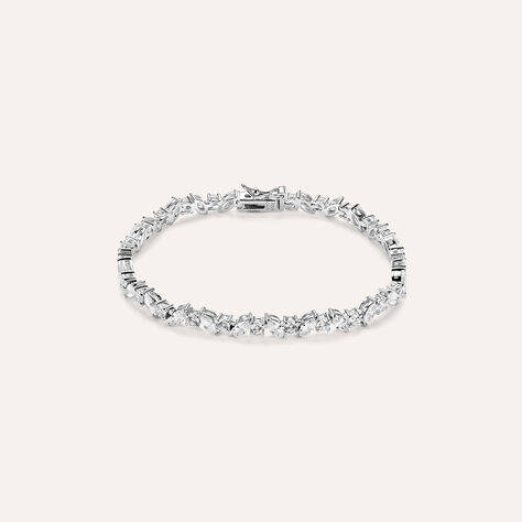 Bracciale Tennis Silver Elegance Argento Rodiato Cubic Zirconia - Bracciali Tennis Donna | Stroili