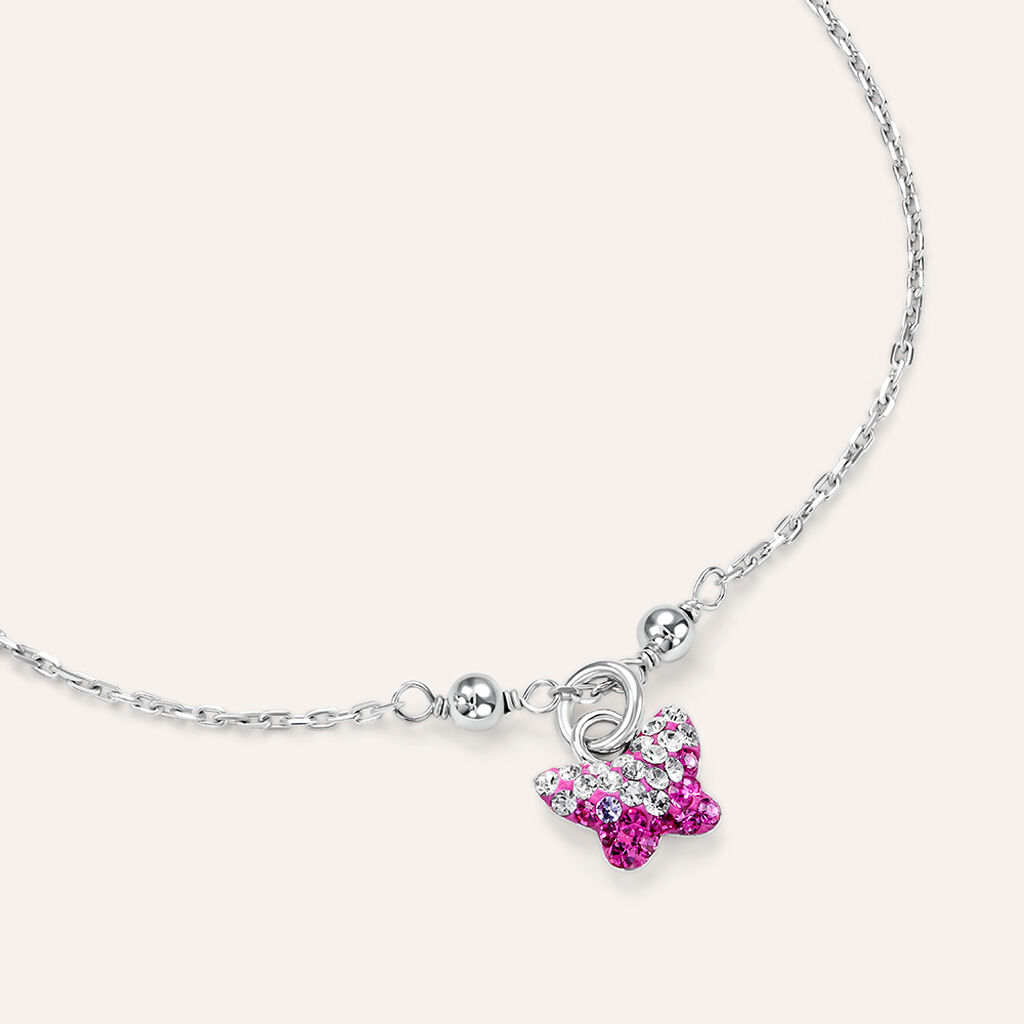 Bracciale Silver Baby Argento Rodiato Cristallo