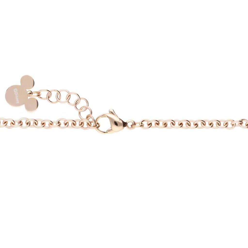 Bracciale Mickey Mouse & Friends Acciaio Rosa Cristallo - Bracciali Donna | Stroili