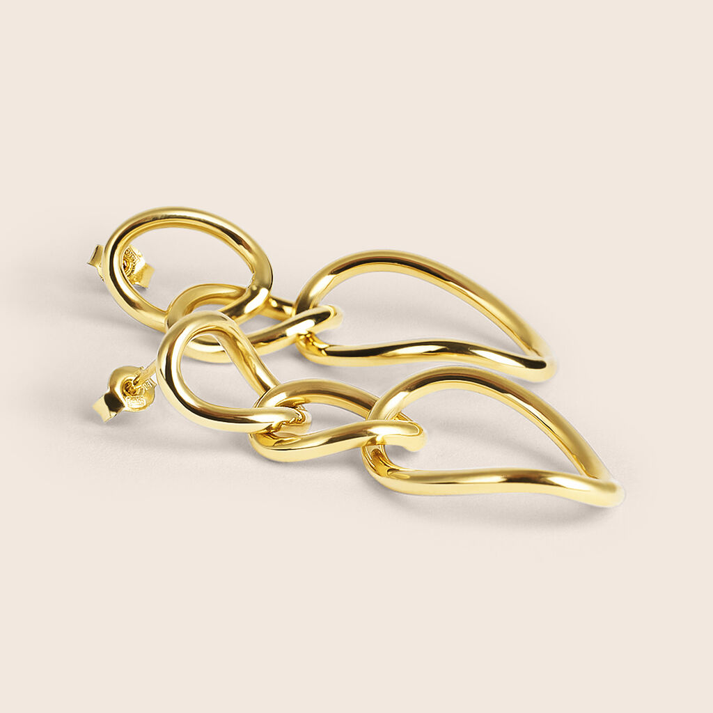 Orecchini Pendenti Gold Essence Oro Giallo