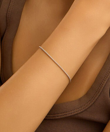 Bracciale Catena Silver Collection Argento Rodiato