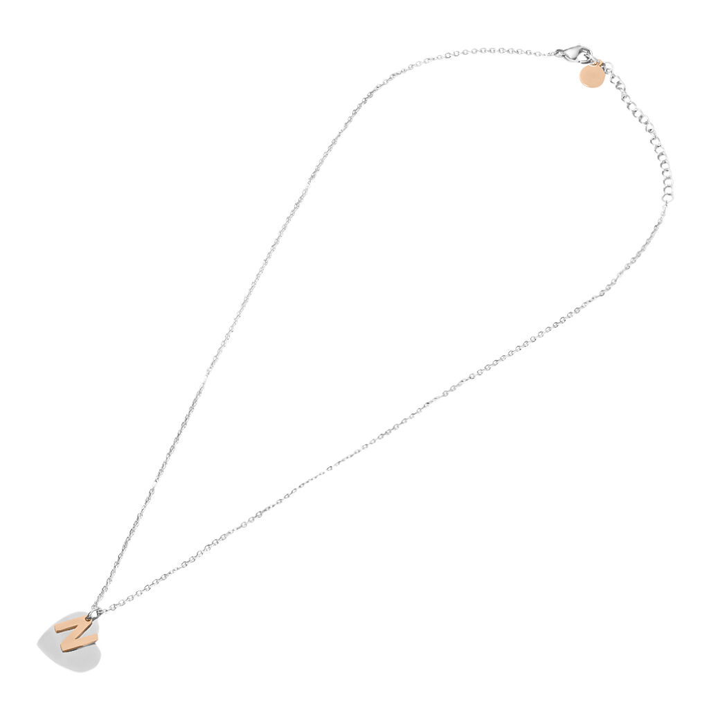 Collana Lady Chic Acciaio Bicolore Bianco / Rosa - Collane Donna | Stroili