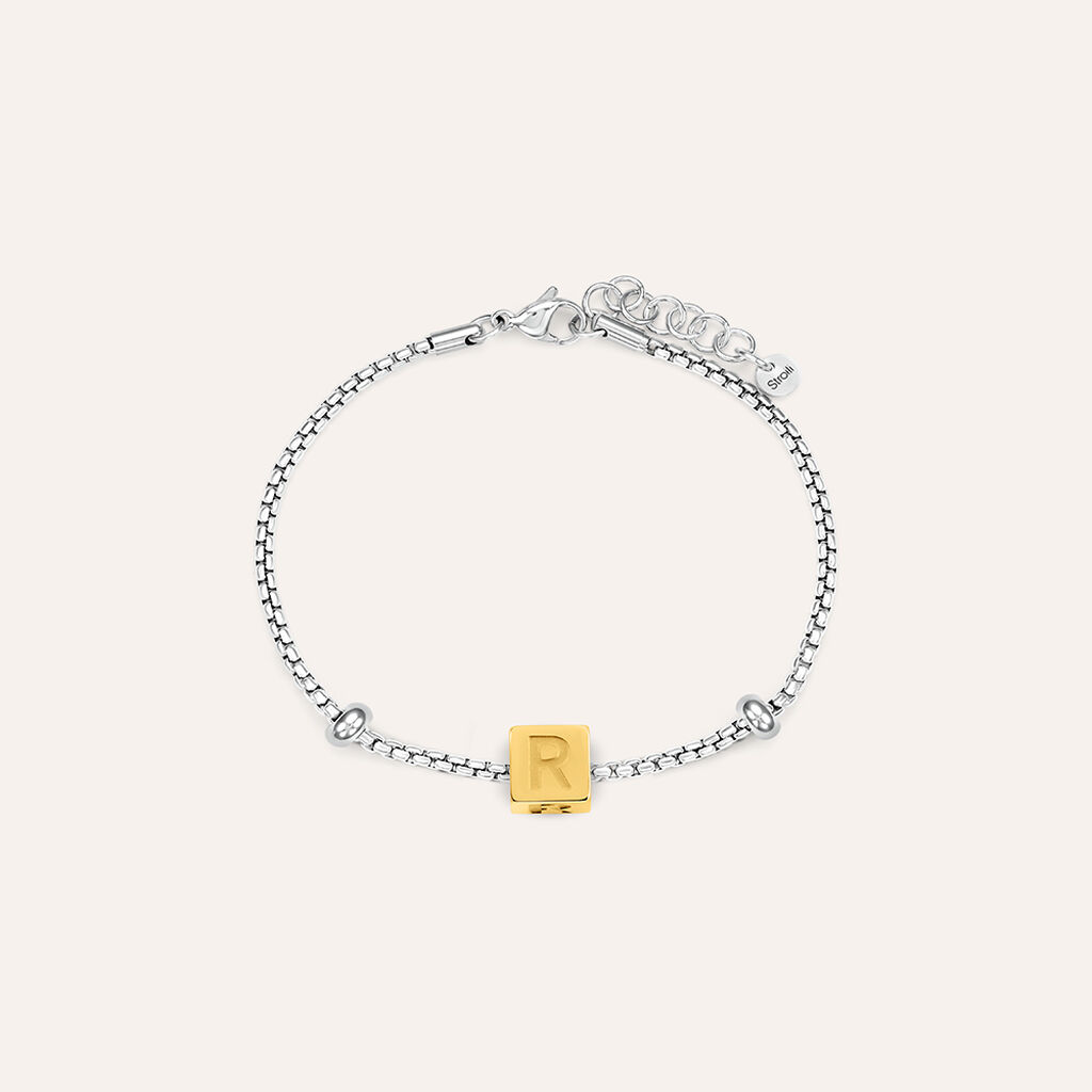 Bead Essential Code Acciaio Dorato