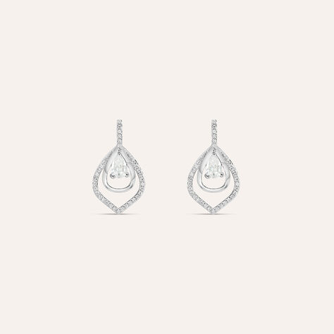 Orecchini Pendenti Silver Elegance Argento Rodiato Cubic Zirconia - Orecchini Pendenti Donna | Stroili