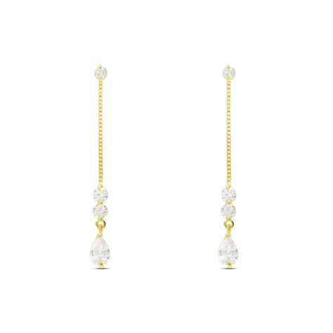 Orecchini Pendenti Claire Oro Giallo Cubic Zirconia - Orecchini Pendenti Donna | Stroili