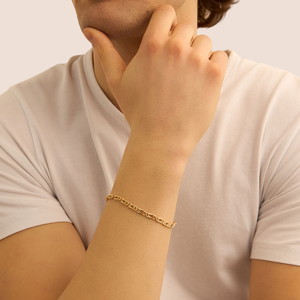 Bracciale Catena L'homme Or Oro Giallo - Bracciali Uomo | Stroili