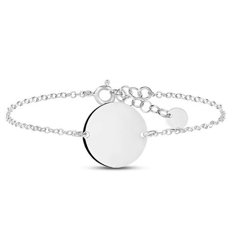 Bracciale Con Targhetta Silver Collection Argento Rodiato - Bracciali con Incisione Donna | Stroili