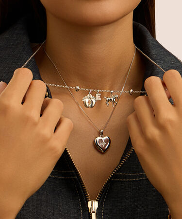 Catenina Love Beats Argento Rodiato