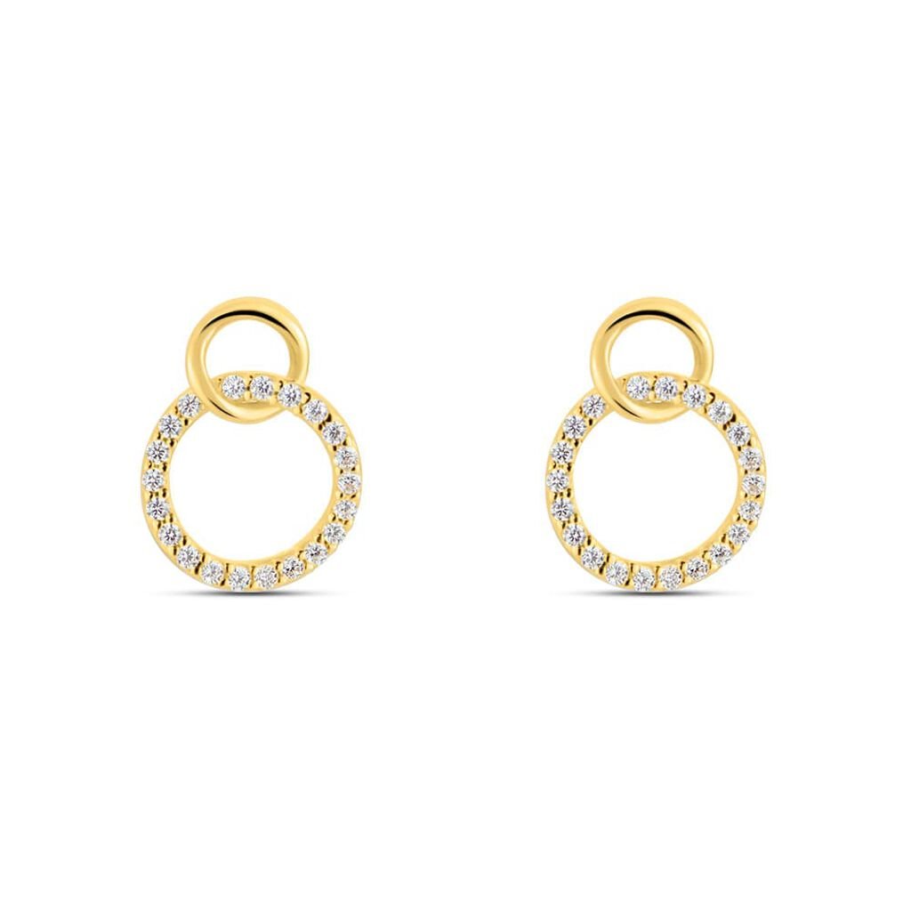 Orecchini Pendenti Claire Oro Giallo Cubic Zirconia