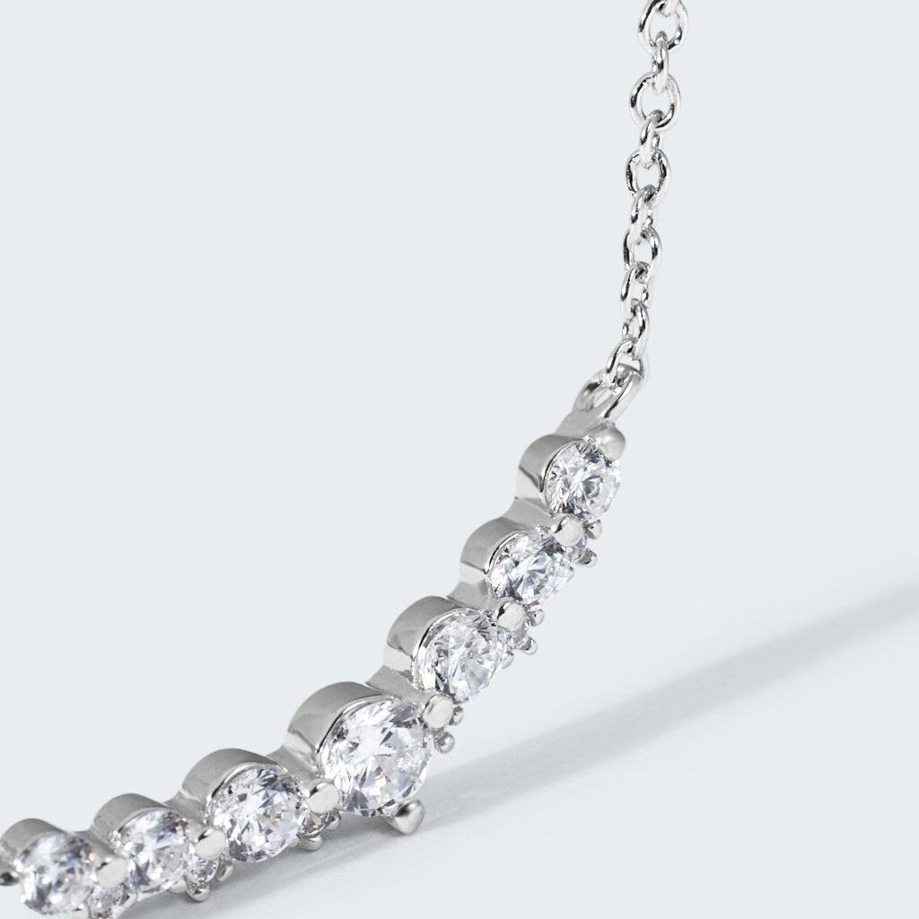 Collana Silver Elegance Argento Rodiato Cubic Zirconia - Collane Donna | Stroili