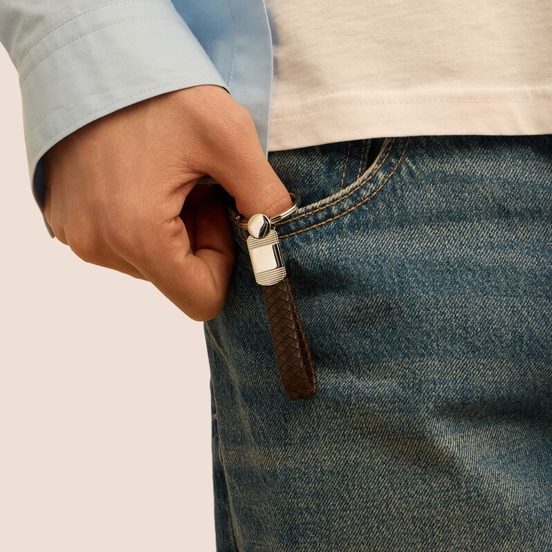 Portachiavi Man Code Acciaio - Portachiavi Uomo | Stroili