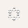 Bead Love Beats Argento Rodiato
