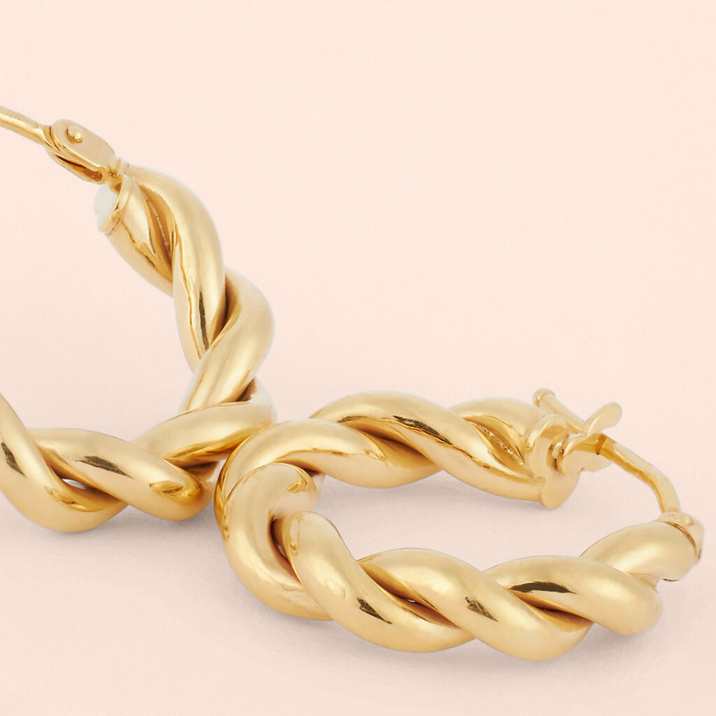 Orecchini A Cerchio Toujours Oro Giallo