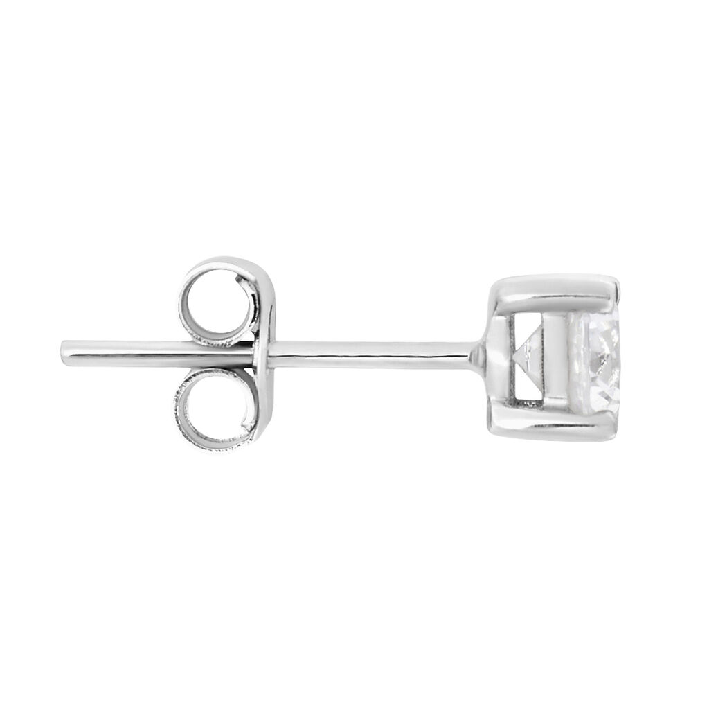 Mono Orecchino Lobo Punto Luce L'homme Or Oro Bianco Cubic Zirconia - Mono Orecchino Uomo | Stroili