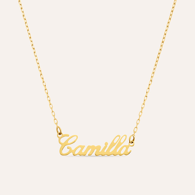 Collana Camilla Gold Names Oro Giallo - Collane Unisex | Stroili