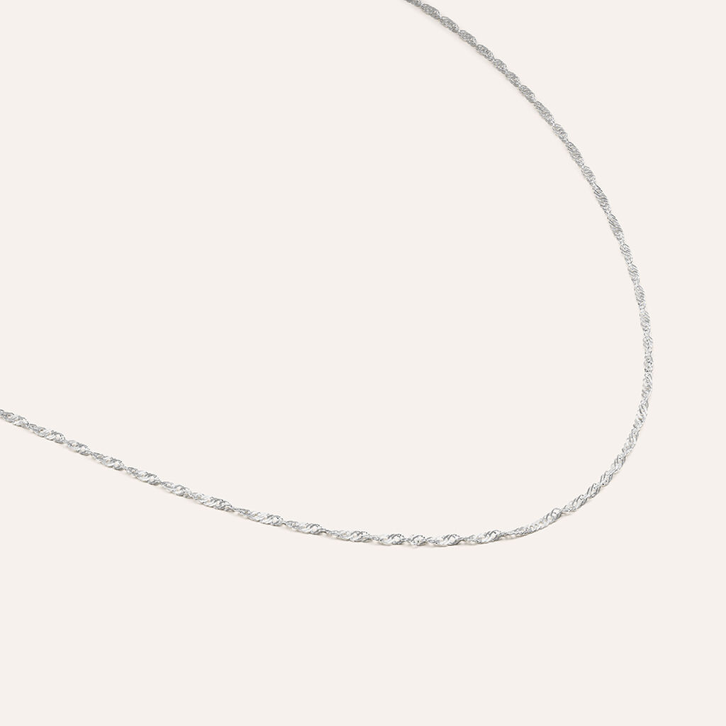 Catenina Po&egrave;me Oro Bianco