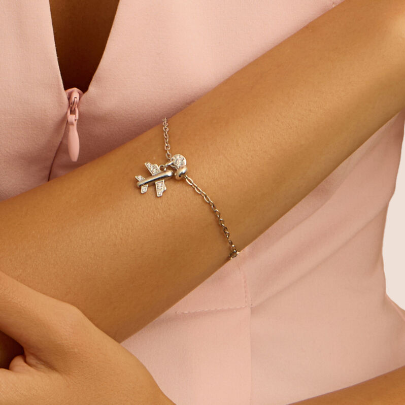Pendente Love Beats Argento Rodiato Cubic Zirconia - Ciondoli Donna | Stroili