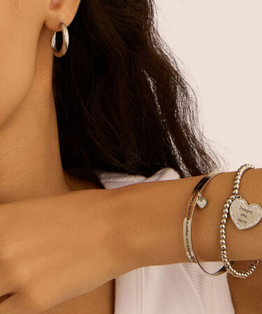 Bracciale Sunrise Acciaio Cristallo