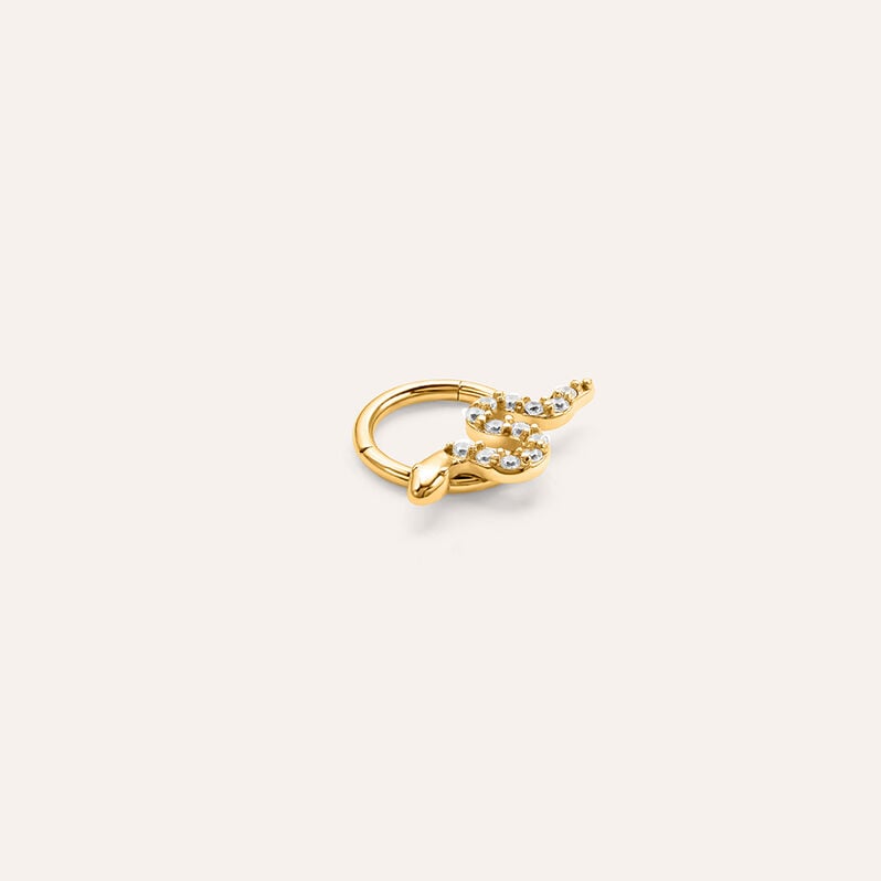 Piercing Orecchio Lady Chic Titanio Giallo Cubic Zirconia - Gioielli Donna | Stroili