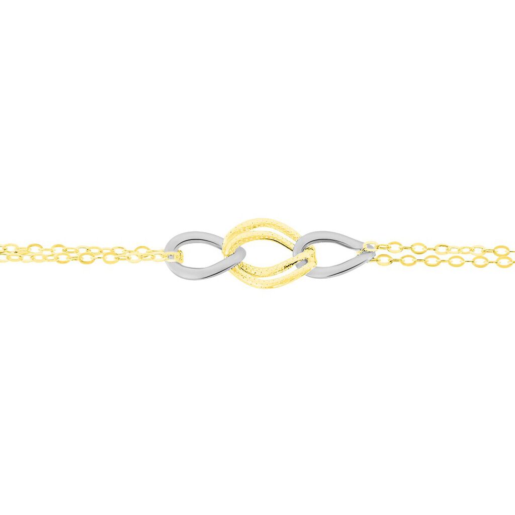 Bracciale Catena Beverly Oro Bicolore - Bracciali Amicizia Donna | Stroili