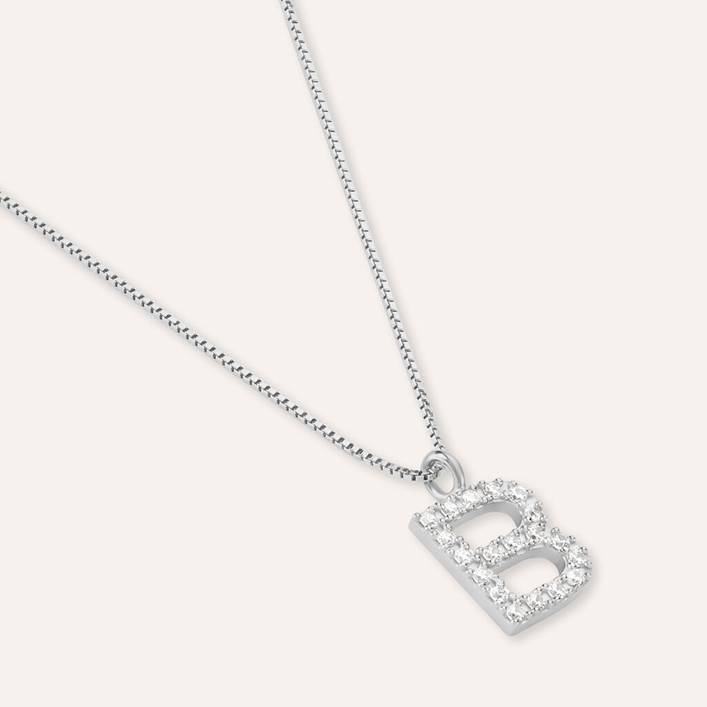 Collana Silver Moments Argento Rodiato Cubic Zirconia