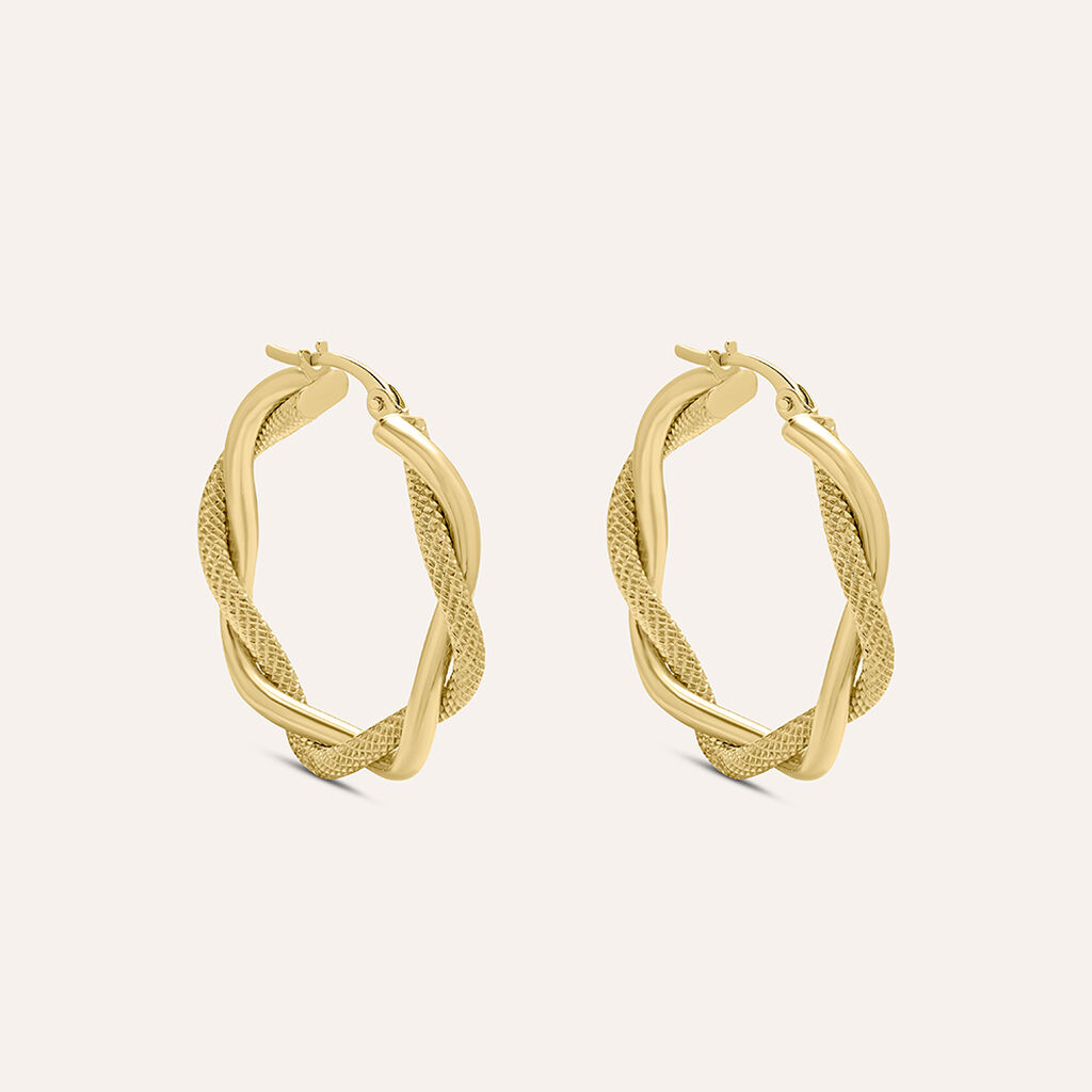 Orecchini A Cerchio Isabelle Oro Giallo