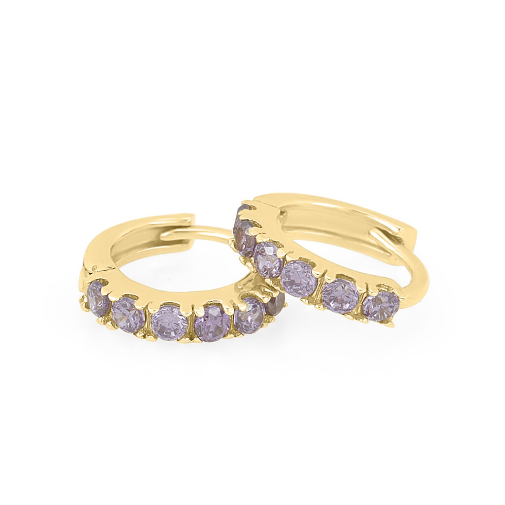 Orecchini A Cerchio Mon Petit Oro Giallo Cubic Zirconia - Orecchini a Cerchio Bambino | Stroili