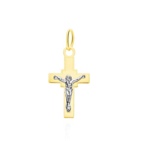 Pendente Holy Oro Bicolore - Ciondoli con Incisione Unisex | Stroili