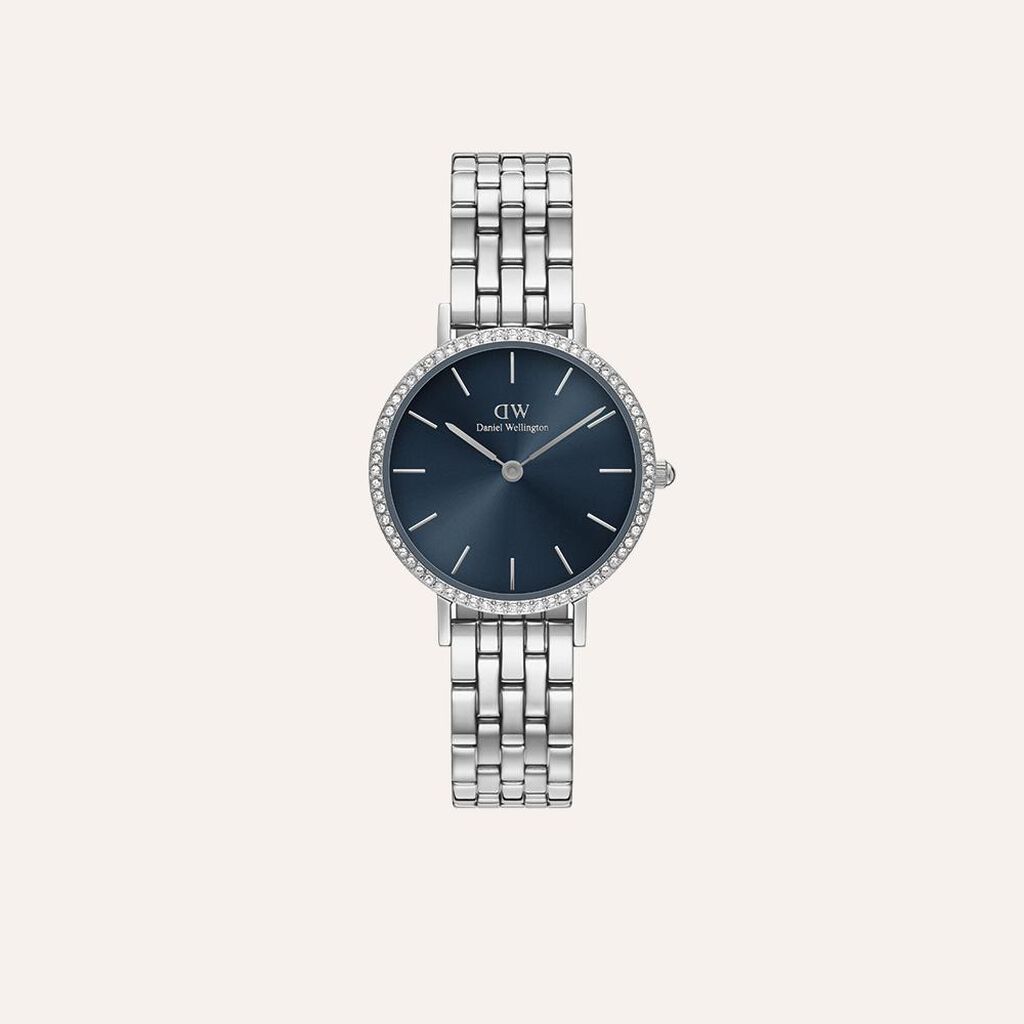 Orologio Al Quarzo Daniel Wellington Petite Lumine Bezel 5-link Arctic Dw00100664