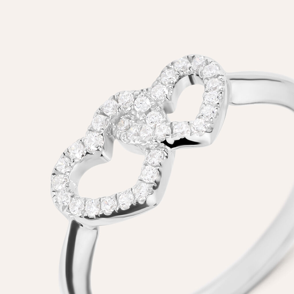 Anello Fantasia Silver Moments Argento Rodiato Cubic Zirconia