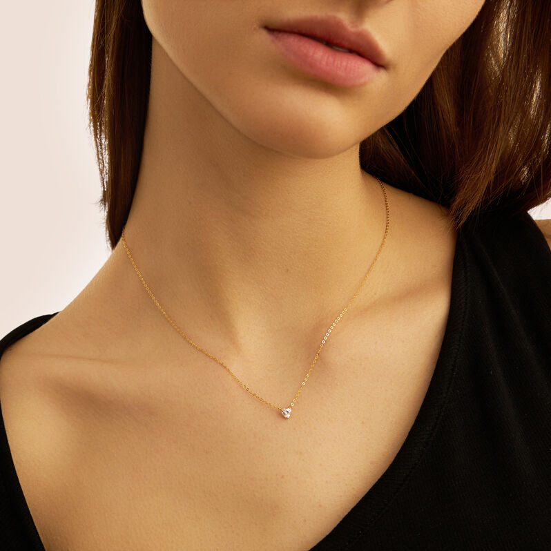 Collana Punto Luce Claire Oro Giallo Cubic Zirconia - Collane Punto Luce Donna | Stroili