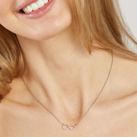 Collana Silver Moments Argento Rosa Cubic Zirconia - Collane Donna | Stroili