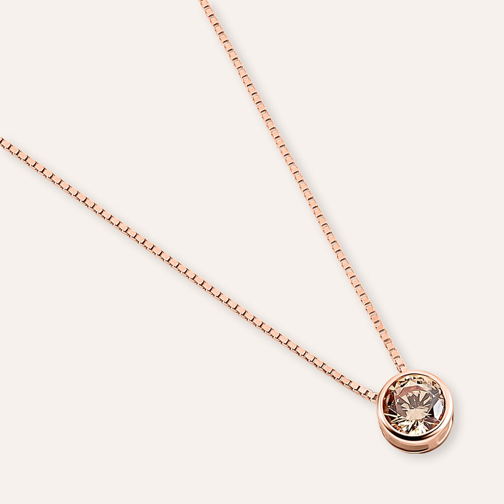 Collana Punto Luce Silver Rainbow Argento Rosa Cubic Zirconia - Gioielli Donna | Stroili