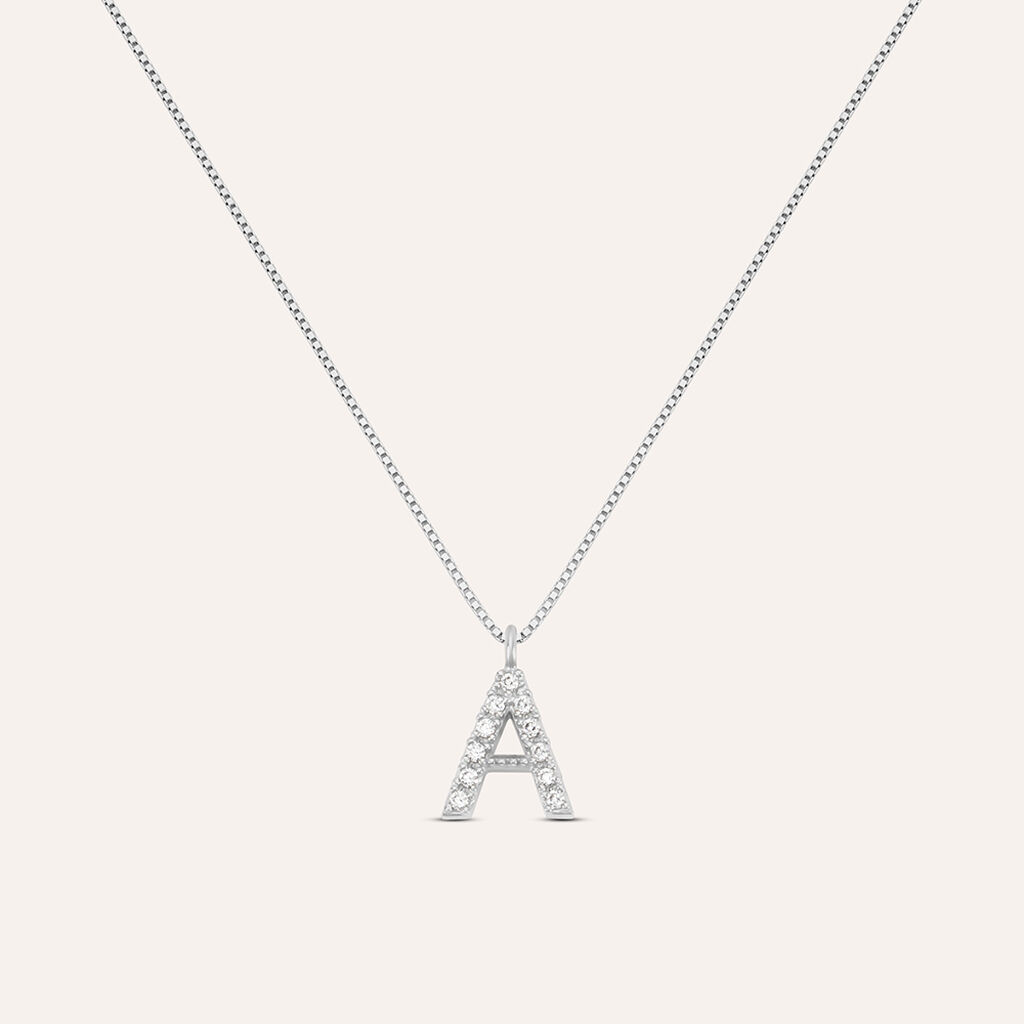 Collana Silver Moments Argento Rodiato Cubic Zirconia