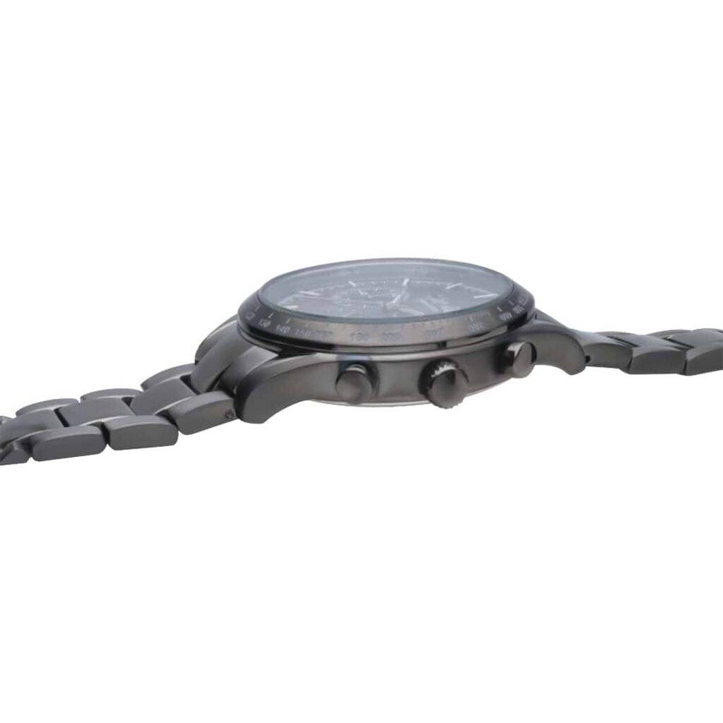 Orologio cronografo Detroit con cinturino in acciaio cassa in acciaio grigio - Orologi per Prima Comunione Uomo | Stroili