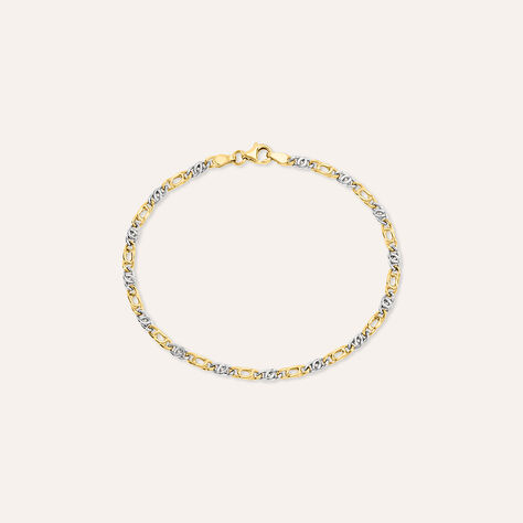 Bracciale Catena Oro Uomo Oro Bicolore - Bracciali Uomo | Stroili