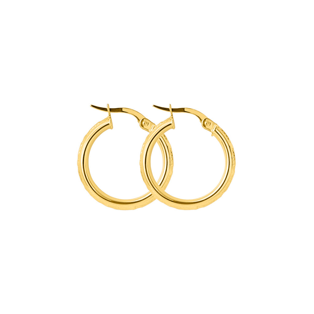 Orecchini A Cerchio Toujours Oro Giallo - Orecchini a Cerchio Donna | Stroili