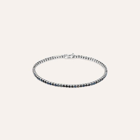 Bracciale Tennis L'homme Or Oro Bianco Spinello - Bracciali Tennis Uomo | Stroili