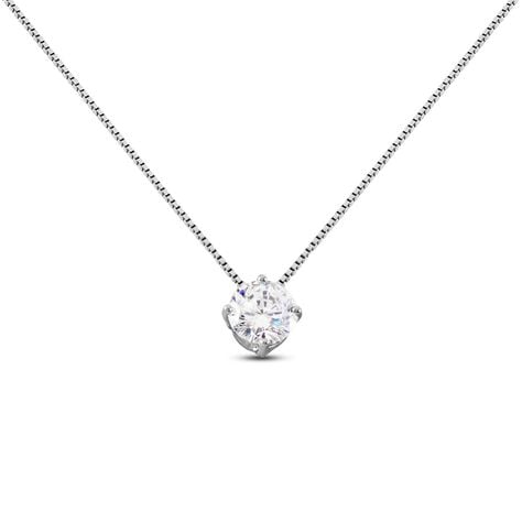 Collana Punto Luce Silver Elegance Argento Rodiato Cubic Zirconia - Collane Punto Luce Donna | Stroili