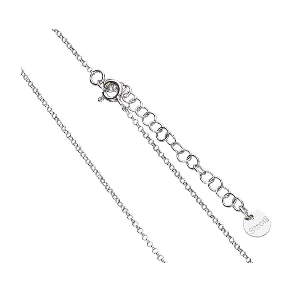 Bracciale Silver Collection Argento Bicolore Bianco / Rosa - Bracciali con Incisione Donna | Stroili